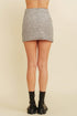 Metalilic Tweed Mini Skirt