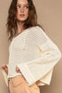Hooded Pullover Sweater Top