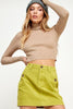 Ribbed Sweater Crop Top