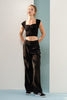 High Waist  Woven Trousers