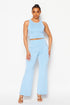Ribbed Knit Sleeveless Top