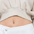 Soft V-Neck Cropped Sweatshirt
