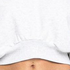 Soft V-Neck Cropped Sweatshirt