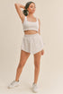 Cropped Tank And Skort Set