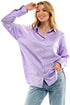 Button Front Top With Cuffs