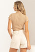 Lettuce Hem Crop Top