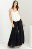 Tassel-Embellished Tiered Pants