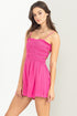 Smocked Sleeveless Romper