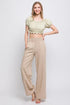 Woven Solid Long Pants