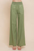 Woven Solid Long Pants