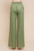 Woven Solid Long Pants
