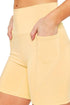 High Waist Biker Short w/ Pocket