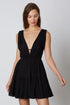 Open Back Tiered Babydoll Dress