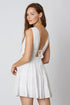 Open Back Tiered Babydoll Dress